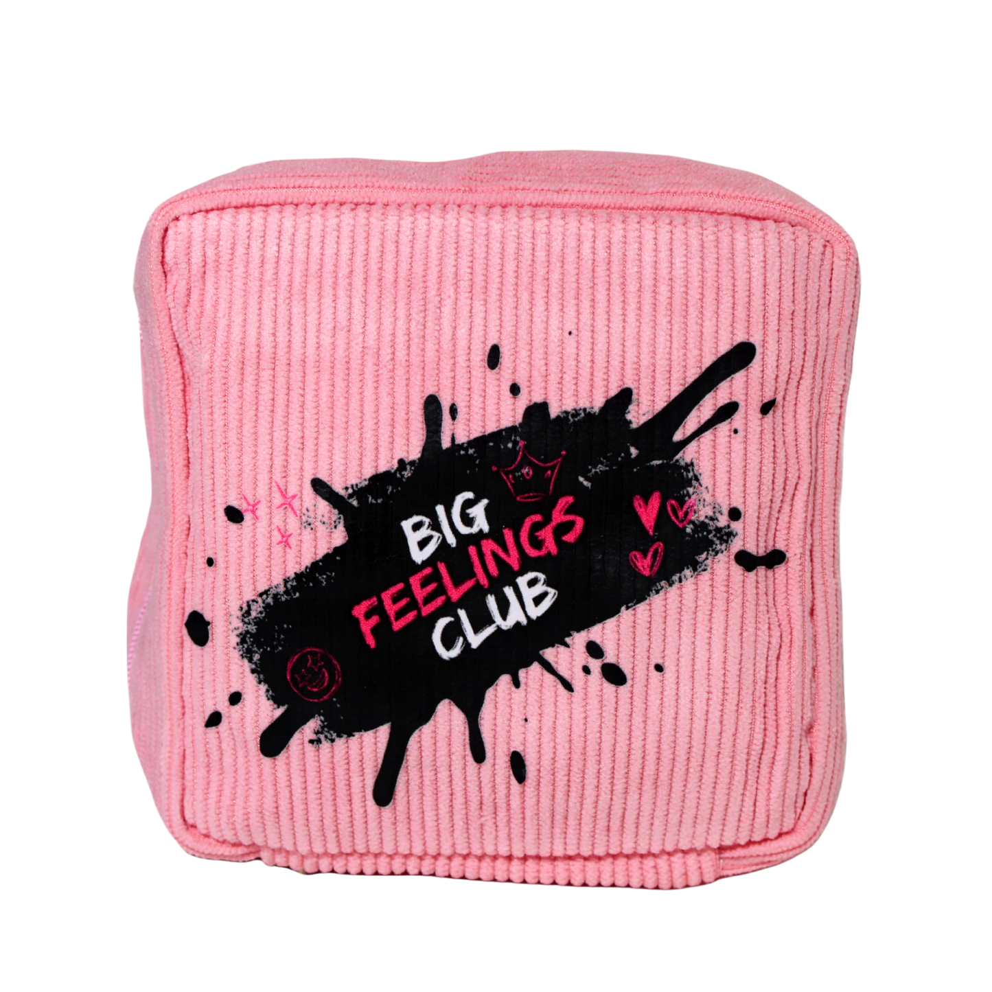 Big Feelings Pink Corduroy Period Pouch