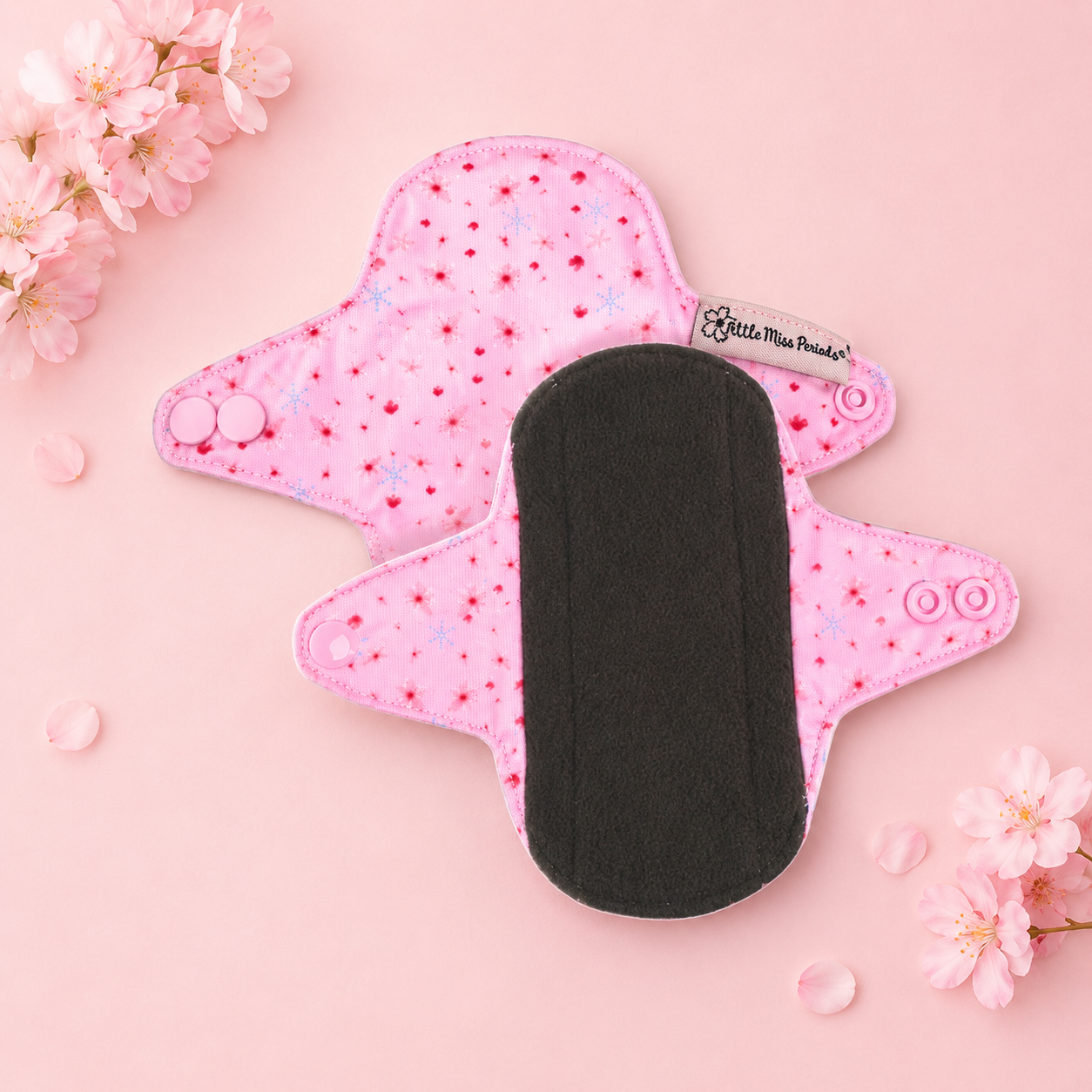 Pink Sakura Light Flow Liner Re-usable Pad