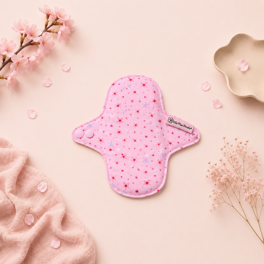 Pink Sakura Light Flow Liner Re-usable Pad