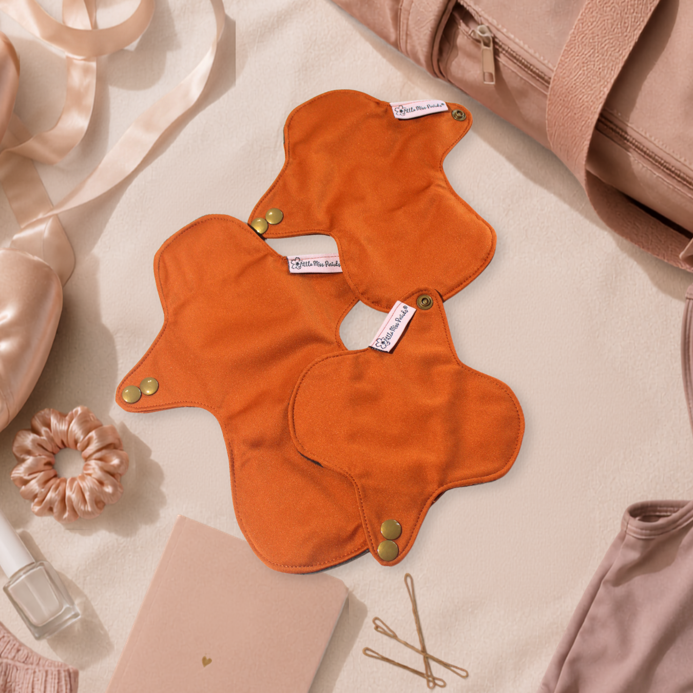 Nude Caramel Re -usable pads