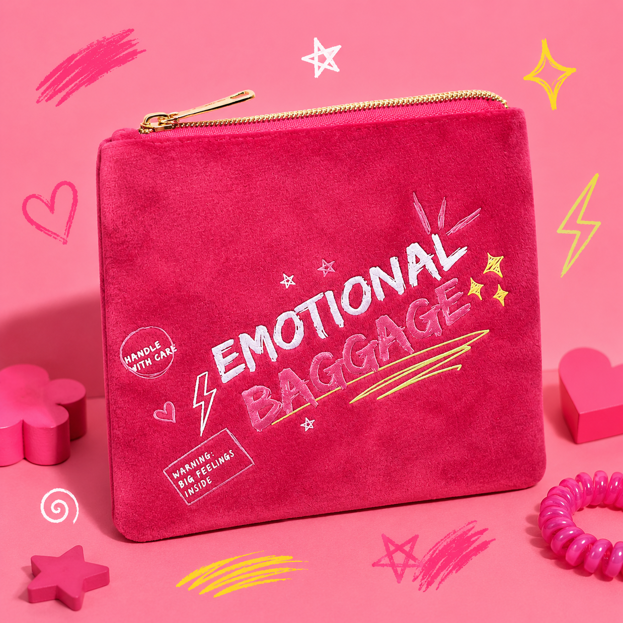 Emotional Baggage Velvet Period Pouch