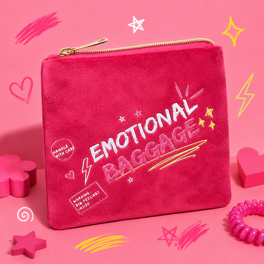 Emotional Baggage Velvet Period Pouch